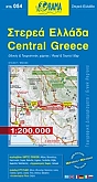 Wegenkaart - Fietskaart 54 Griekenland Centraal - Orama Maps