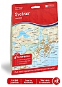 Topografische Wandelkaart Noorwegen 10137 Svolvaer - Nordeca Norge