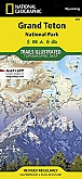 Wandelkaart 202 Grand Teton National Park - Trails Illustrated Map / National Park Maps National Geographic