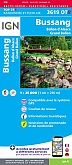 Wandelkaart 3619OTR Bussang-La Bresse / PNR Ballons des Vosges Ballon d'Alsace Geplastificeerd | IGN