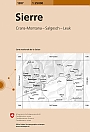 Topografische Wandelkaart Zwitserland 1287 Sierre Crans-Montana - Salgesch - Leuk - Landeskarte der Schweiz