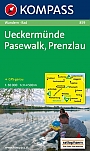 Wandelkaart 859 Ueckermünde, Pasewalk, Prenzlau Kompass