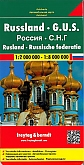 Wegenkaart - Landkaart Rusland (GOS) en Oost-Europa - Freytag & Berndt