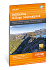 Wandelkaart Sulitjelma & Rago Nasjonalpark Turkart | Calazo