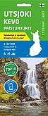 Wandelkaart Utsjoki Kevo Paistunturit | Karttakeskus Ulkoilukartta