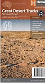 Wegenkaart - Landkaart Simpson Desert Tracks Woestijn - Hema Maps
