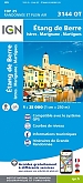 Topografische Wandelkaart van Frankrijk 3144OT - Etang de Berre / Istres / Marignane / Martigues