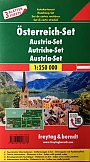 Wegenkaart - landkaart Oostenrijk 3 kaartenset | Freytag & Berndt