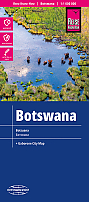 Wegenkaart - Landkaart Botswana  - World Mapping Project (Reise Know-How)