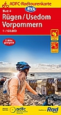 Fietskaart 4 Rügen / Usedom, Vorpommern | ADFC Radtourenkarte - BVA Bielefelder Verlag