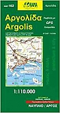 Wegenkaart - Fietskaart 162 Argolis - Orama Maps