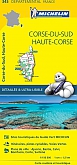 Fietskaart - Wegenkaart - Landkaart 345 Corsica du Sud Haute Corisca - Départements de France - Michelin