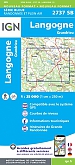 Topografische Wandelkaart van Frankrijk 2737SB - Langogne Grandrieu