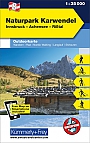 Wandelkaart 8 Alpenpark Karwendel Innsbruck Achensee Risstal | Kümmerly+Frey