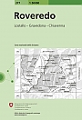 Topografische Wandelkaart Zwitserland 277 Roveredo Lostallo - Gravedona - Chiavenna - Landeskarte der Schweiz