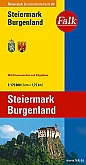 Wegenkaart - Fietskaart 3 Steiermark, Burgenland Falk Bundesländerkarten Österreich