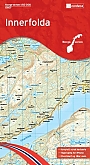 Topografische Wandelkaart Noorwegen 10107 Innerfolda - Nordeca Norge