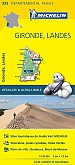 Fietskaart - Wegenkaart - Landkaart 335 Gironde Landes - Départements de France - Michelin