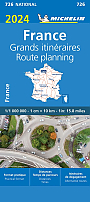 Wegenkaart - Landkaart 726 France 2024 (Grands Itineraires) - Michelin