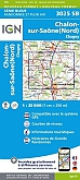 Topografische Wandelkaart van Frankrijk 3025SB - Chalon-sur-Saone (Nord), Chagny
