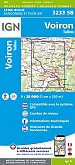 Topografische Wandelkaart van Frankrijk 3233SB - Voiron / Tullins