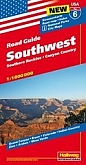 Wegenkaart - Landkaart USA 6 Zuid West Utah, Colorado, Arizona & New Mexico Hallwag