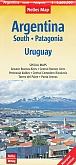 Wegenkaart - Landkaart Argentinië Zuid / Patagonië / Uruguay - Nelles Map