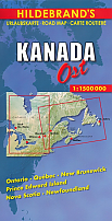 Wegenkaart - landkaart Oost Canada | Hildebrand