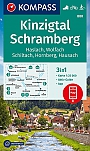 Wandelkaart 880 Kinzigtal, Schramberg Haslach, Wolfach, Schiltach, Hornberg Kompass