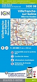 Topografische Wandelkaart van Frankrijk 3030SB - Villefranche-sur-Saone / Villars-les-Dombes
