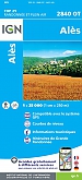 Topografische Wandelkaart van Frankrijk 2840OT - Ales St. Ambroix