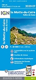Topografische Wandelkaart van Frankrijk 3339ET - La Motte-du-Caire / Vallee du Sasse