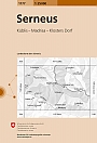 Topografische Wandelkaart Zwitserland 1177 Serneus Küblis - Madrisa - Klosters Dorf - Landeskarte der Schweiz