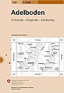 Topografische Wandelkaart Zwitserland 1247 Adelboden Grimmialp Elsigenalp Kandersteg - Landeskarte der Schweiz