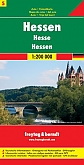 Wegenkaart - Landkaart Hessen 05 - Freytag & Berndt