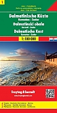 Wegenkaart - Fietskaart AK0703 Dalmatische Kust Zadar/Kornaten/Zadar - Freytag & Berndt