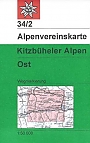 Wandelkaart 34/2 Kitzbüheler Alpen   Ost |  Alpenvereinskarte