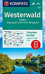 Wandelkaart 847 Westerwald, 2 kaarten Kompass