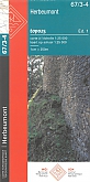 Topografische Wandelkaart België 67/3-4 Herbeumont - Suxy Topo25 | NGI België