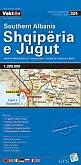 Wegenkaart - Landkaart South Albania (Shqipëria e Jugut) | Vektor Editions