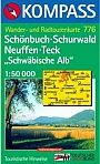 Wandelkaart 776 Schönbuch, Schurwald Kompass