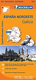 Wegenkaart - Landkaart 571 Noordwest Spanje Galicie - Michelin Regional