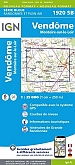 Topografische Wandelkaart van Frankrijk 1920SB - Vendome / Montoire-sur-le-Loir