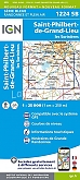Topografische Wandelkaart van Frankrijk 1224SB - St-Philbert-de-Grand-Lieu