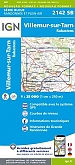 Topografische Wandelkaart van Frankrijk 2142SB - Villemur-sur-Tarn Rabastens