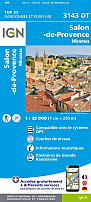 Topografische Wandelkaart van Frankrijk 3143OT - Salon-de-Provence / Miramas