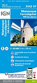 Topografische Wandelkaart van Frankrijk 3342OT - Manosque / Forcalquier / PNR du Luberon