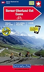 Fietskaart 22 Berner Oberland Ost - Goms | Kümmerly+Frey
