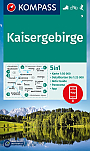 Wandelkaart 9 Kaisergebirge Kompass