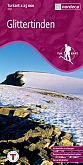 Topografische Wandelkaart Noorwegen 2757 Glittertinden - Nordeca Turkart